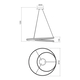 LED Полилей Torsion 01-4364 Redo 60W CCT 2700K-3000K-4000K | Osvetlenieto.bg