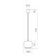 LED Полилей Dubbo 01-4787 Redo 12W CCT 2700K-4000K Triac Dimmable | Osvetlenieto.bg