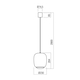 LED Полилей Dubbo 01-4792 Redo 12W CCT 2700K-4000K Triac Dimmable | Osvetlenieto.bg