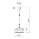 LED Полилей Ondula 01-4541 Redo 18W CCT 2700K-3000K Triac Dimmable | Osvetlenieto.bg