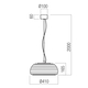 LED Полилей Ondula 01-4542 Redo 18W CCT 2700K-3000K Triac Dimmable | Osvetlenieto.bg