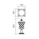 Градинска лампа BREMEN H35 1xE27 IP23 9953 Smarter | Osvetlenieto.bg
