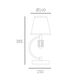 Настолна лампа LIVERPOOL T01193CH CosmoLight 1xE14 | Osvetlenieto.bg