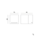 Фасаден аплик QUAZAR 8 1xGU10 черен | Osvetlenieto.bg