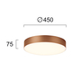 LED Плафон BRUCE 4235301 Viokef 42W 3000K Triac Dimmable | Osvetlenieto.bg