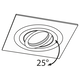 Луна за вграждане черна Atom Maytoni DL024-2-01B | Osvetlenieto.bg