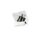 Луна за вграждане Patrizio Single  GL7118-1/1X12W 3000K WH+BL Italux | Osvetlenieto.bg