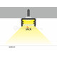 Бял LED профил за открит монтаж SLIM8 A/Z 2000 | Osvetlenieto.bg