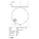 LED Полилей ORBIT 01-1920-TRIAC Redo 105W 4000K D1500 SAND WHITE | Osvetlenieto.bg