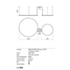LED Полилей ORBIT 01-1923-TRIAC Redo 108W 4000K D1000+600 BRASS | Osvetlenieto.bg