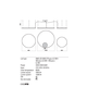LED Полилей ORBIT 01-1924-TRIAC Redo 163W 4000K D1000+800+600 SAND WHITE | Osvetlenieto.bg