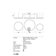 LED Полилей ORBIT 01-1925-TRIAC Redo 163W 4000K D1000+800+600 BRASS | Osvetlenieto.bg
