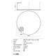 LED Полилей ORBIT 01-1952-TRIAC Redo 105W 3000K D1500 SAND BLACK | Osvetlenieto.bg