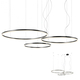 LED Полилей ORBIT 01-1967-TRIAC Redo 163W 4000K D1000+800+600 SAND BLACK | Osvetlenieto.bg