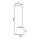 LED Пендел SYMETRIA V30LEDP22BK Aca Lighting 9W 3000K | Osvetlenieto.bg