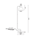 Лампион BLASE EF36F1157WW Aca Lighting 1xE27 | Osvetlenieto.bg