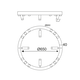 LED модерен полилей MAGNETO JNBC48LED65WH Aca Lighting 48W 3000K 4320 lm | Osvetlenieto.bg