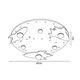 LED Детски плафон NASA ZM53LEDC50 Aca Lighting 18W 3000K | Osvetlenieto.bg