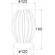 Настолна лампа HOMO SF8574 Aca Lighting 1xE14 | Osvetlenieto.bg