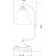 Настолна лампа MOBY AD80081T Aca Lighting 1xE27 | Osvetlenieto.bg