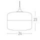 Пендел ZAMBELIS 1516 PENDANT 1L GLASS 1xE27 | Osvetlenieto.bg