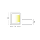 LED Фасаден аплик ZAMBELIS E120 OUTDOOR SCONCE 6W 3000K | Osvetlenieto.bg