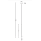 LED Пендел ZAMBELIS 20143 PENDANT LIGHT ALUMINIUM BLACK CANOPY-BRASS LAMP 7W 3000K | Osvetlenieto.bg