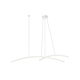 LED Полилей ZAMBELIS 20129 PENDANT LIGHT ALUMINUM & ACRYLIC WHITE 48W 3000K | Osvetlenieto.bg