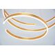 LED Полилей ZAMBELIS 2014 PENDANT LIGHT 3L ALUMINUM & ACRYLIANTIQUE BRUSH GOLD 120W 3000K | Osvetlenieto.bg