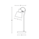 Настолна лампа ZAMBELIS 20217 TABLE LAMP IRON BLACK - GOLD ON /OFF SWITCH 1xE27 | Osvetlenieto.bg