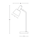 Настолна лампа ZAMBELIS 20221 TABLE LAMP IRON WHITE -GOLD ON/OFF SWITCH 1xE14 | Osvetlenieto.bg