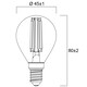 LED крушка Sylvania 6W E14 P45 2700K 806lm | Osvetlenieto.bg