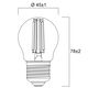 LED крушка Sylvania 6W E27 P45 2700K 806lm | Osvetlenieto.bg