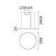 LED Полилей ORACLE SLIM SP D050 ROUND 3000K ON-OFF NE 229492 Ideal Lux | Osvetlenieto.bg