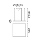 LED Полилей ORACLE SLIM SP D050 SQUARE 3000K ON-OFF BI 259154 Ideal Lux | Osvetlenieto.bg