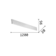 LED Аплик STEEL AP2 D20 BI-EMISSION WIDE 4000K NERO 268071 Ideal Lux | Osvetlenieto.bg