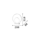 LED Настолна лампа OZ TL ON-OFF OTTONE 3000K 269498 Ideal Lux | Osvetlenieto.bg