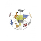 Детски плафон SAFARI 04-514 Smarter 3xE14 | Osvetlenieto.bg