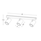 Сот ZAMBELIS S107 HEAD+FRONT RING BRASS ONLY 3xGU10 | Osvetlenieto.bg