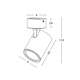 Спот ZAMBELIS S105 HEAD+FRONT RING BRASS ONLY 1xGU10 | Osvetlenieto.bg