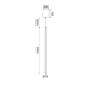 LED Полилей AVENUE ZM16LEDP100WH Aca Lighting 18W 3000K | Osvetlenieto.bg