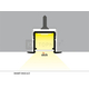 LED профил за вграждане SMART-IN10 AC2/Z 2000 черен | Osvetlenieto.bg