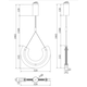 LED Полилей Maya P091PL-L18G3K Maytoni 10W 3000K | Osvetlenieto.bg