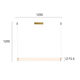 LED Полилей FRIDA 4237800 Viokef 45W 3000K | Osvetlenieto.bg