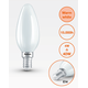 E14 4W 2700K Radium LED крушка Filament Матова 470lm B35 | Osvetlenieto.bg