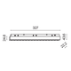 Bluetooth LED Осветител магнитна шина бял Exility Points TR031-4-18W3K-S-DS-W Maytoni 18W 3000K-6000K | Osvetlenieto.bg