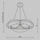 LED Полилей Breeze MOD281PL-L45BS3K Maytoni 45W 3000K | Osvetlenieto.bg