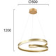 LED Полилей CAPRI 4291301 Viokef 59W 3000K | Osvetlenieto.bg