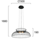 LED Полилей IGOR 4303800 Viokef 9W 3000K | Osvetlenieto.bg