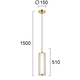 LED Полилей IRMA 4294700 Viokef 18W 3000K | Osvetlenieto.bg